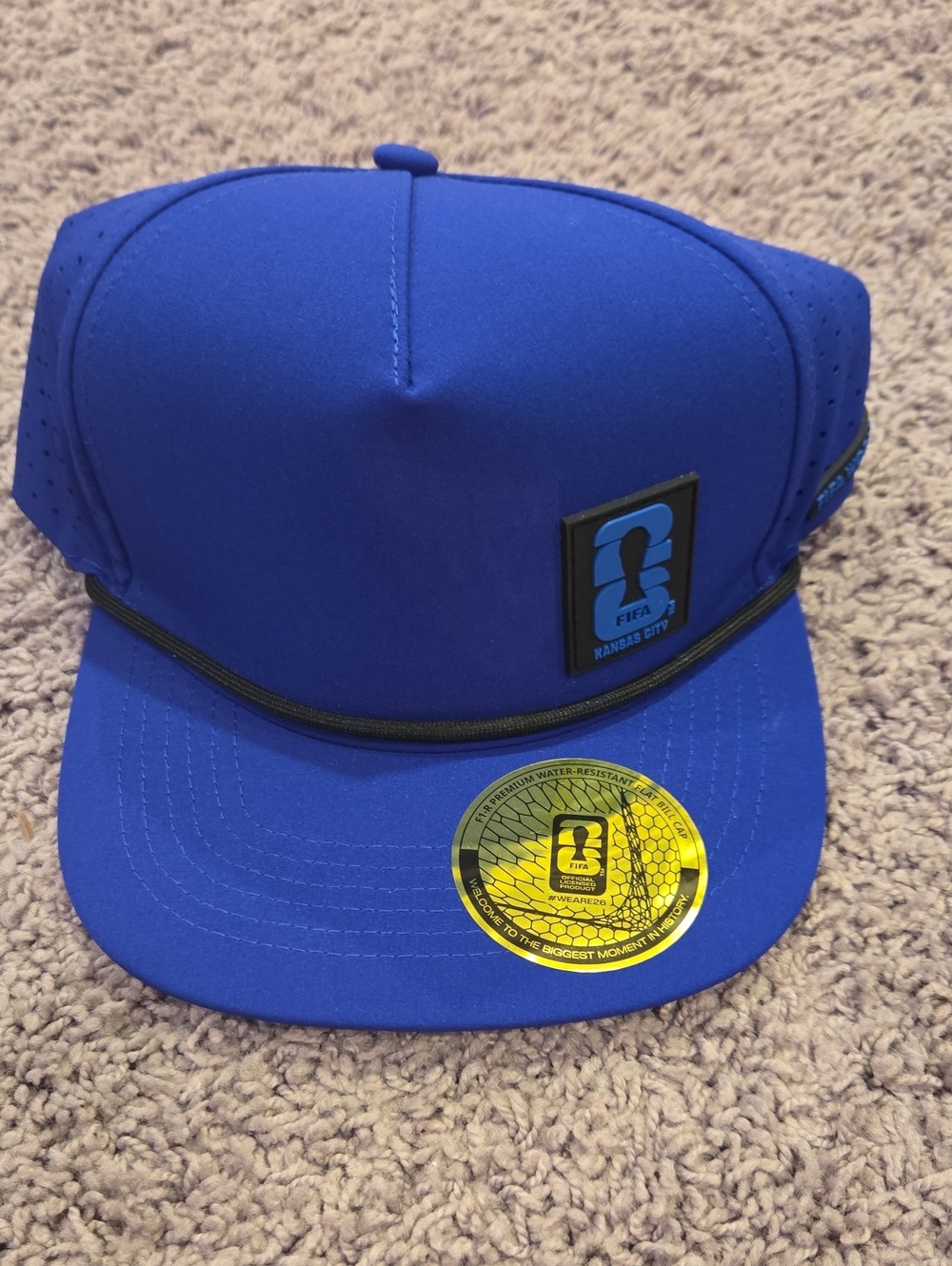 Blue Kansas City Snapback Hat
